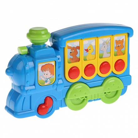 Обучающий паровозик со стихами М. Дружининой, 26 песен и потешек 